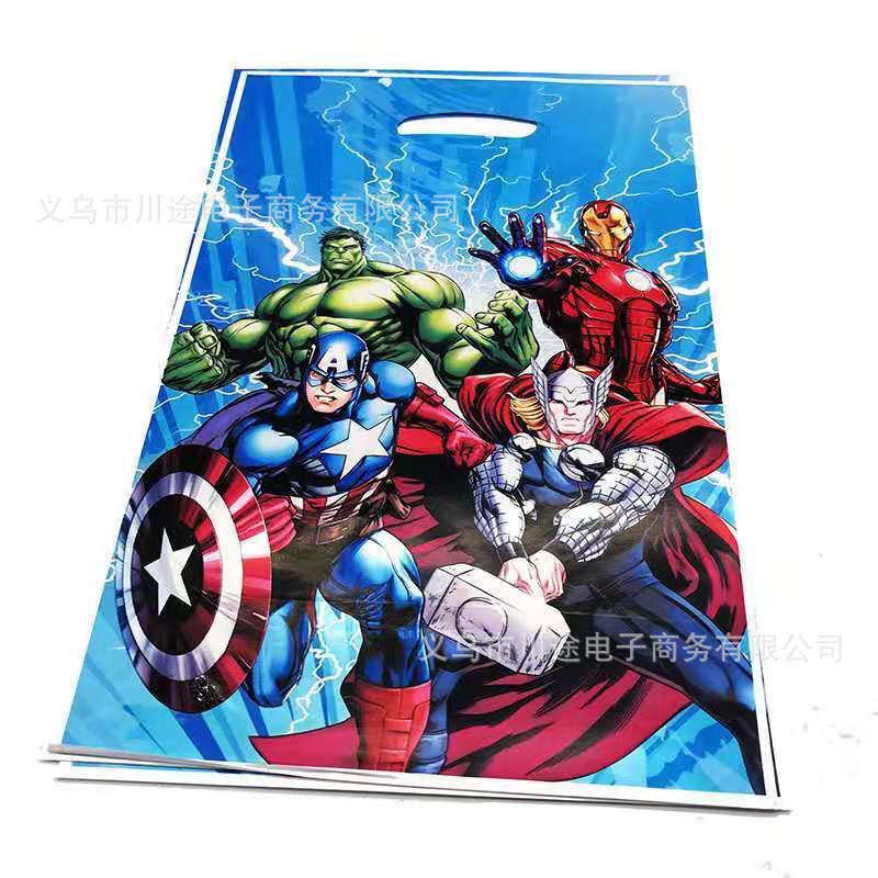 Fábrica directa bolsa de regalo de dibujos animados para niños fiesta de cumpleaños bolsa de regalo película perlada bolsa de regalo PE ahora