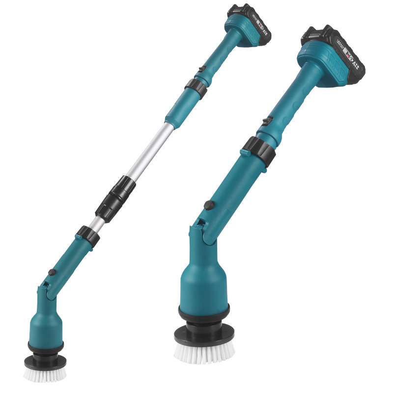 Cepillo de limpieza eléctrico multifunción hogar cocina baño longitud de vidrio cepillo de doble propósito de mano fuerte artefacto de limpieza