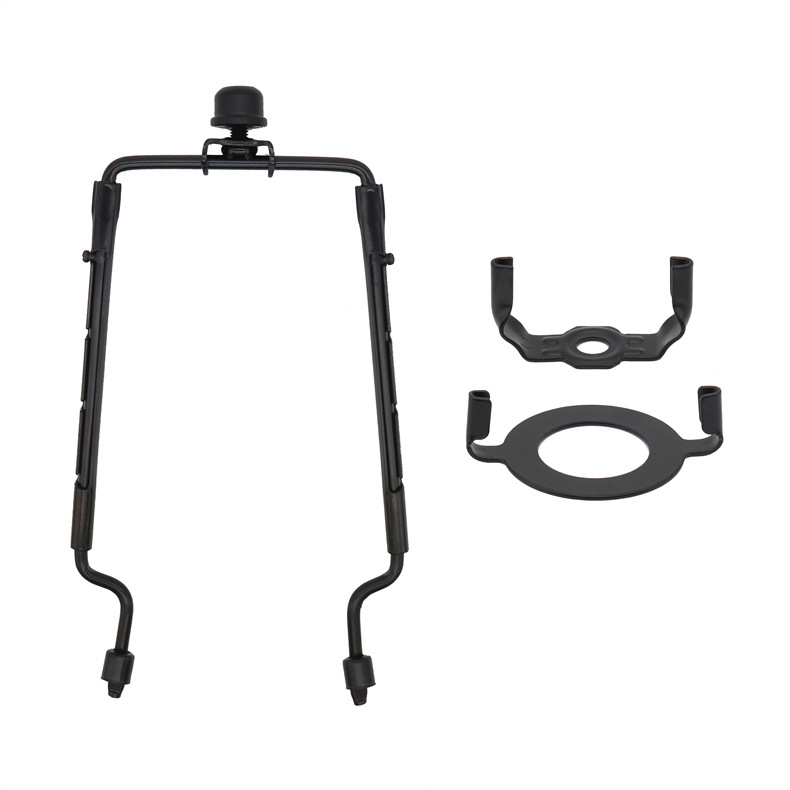 (검정) 사각 리프팅 브래킷 + φ36 홀 각도 + φ10 홀 각도 + 소형 캡