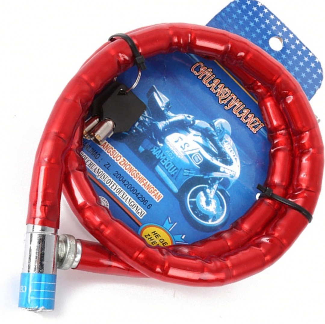 Cadena de bloqueo de bicicleta de montaña de alambre de bloqueo de la motocicleta eléctrica antirrobo Bloqueo de montar accesorios de equipo fábrica al por mayor