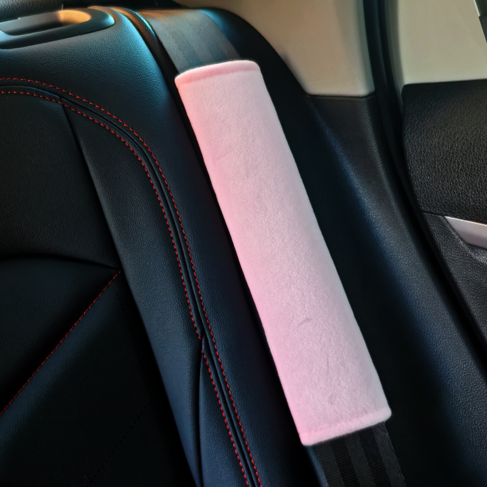 Protector de Hombro para Cinturón de Seguridad de Terciopelo de Cristal para Asiento Infantil