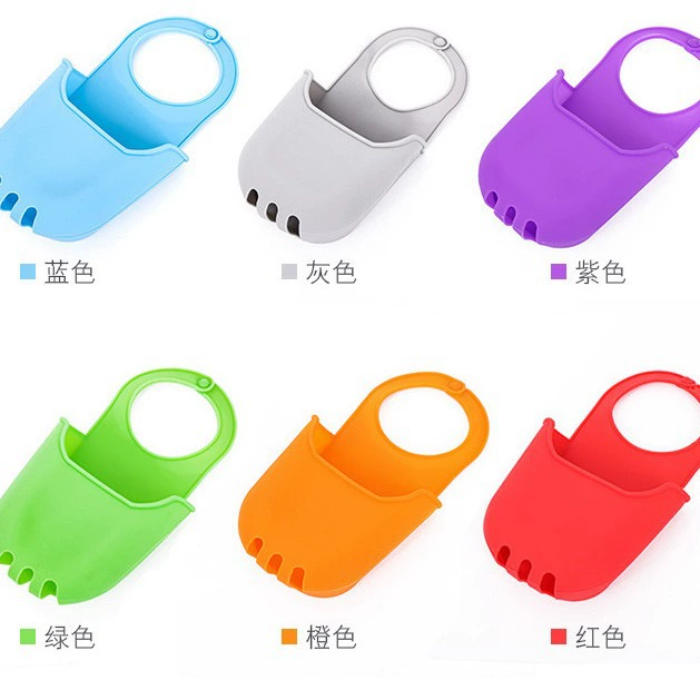 Кухонная раковина висячий мешок кран раковина слитная корзина губка тряпка сумка для ванной силиконовый слитный карман