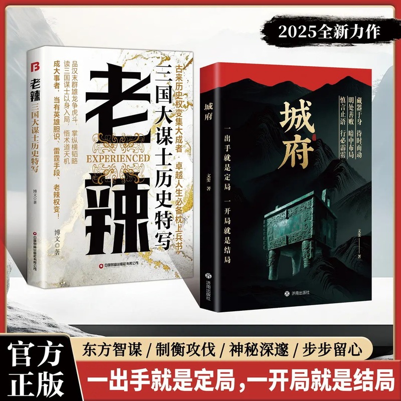 城府+老辣正版书卓越人生必备枕上兵书2025智慧权谋全新力作|undefined