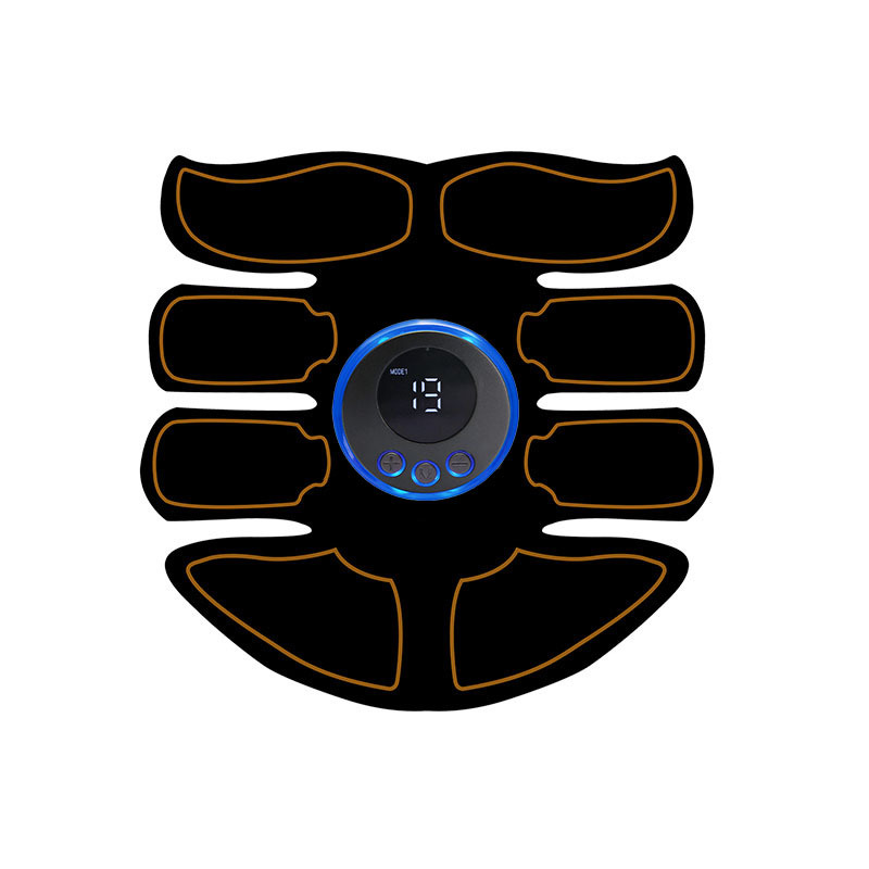 노란색 가장자리 8개 배 단일 배꼽 디지털 디스플레이 충전 모델 K81