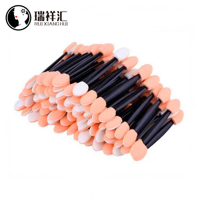 30 Pieces 50 Pieces/Pack Eye Shadow Stick Double-Ended Latex Sponge Disposable Eye Shadow Brush Portable Smudged Eye Makeup 30 Pieces 50 Pieces/Pack Eye Shadow Stick Double-Ended Latex Sponge Disposable Eye Shadow Brush Portable Smudged Eye Makeup