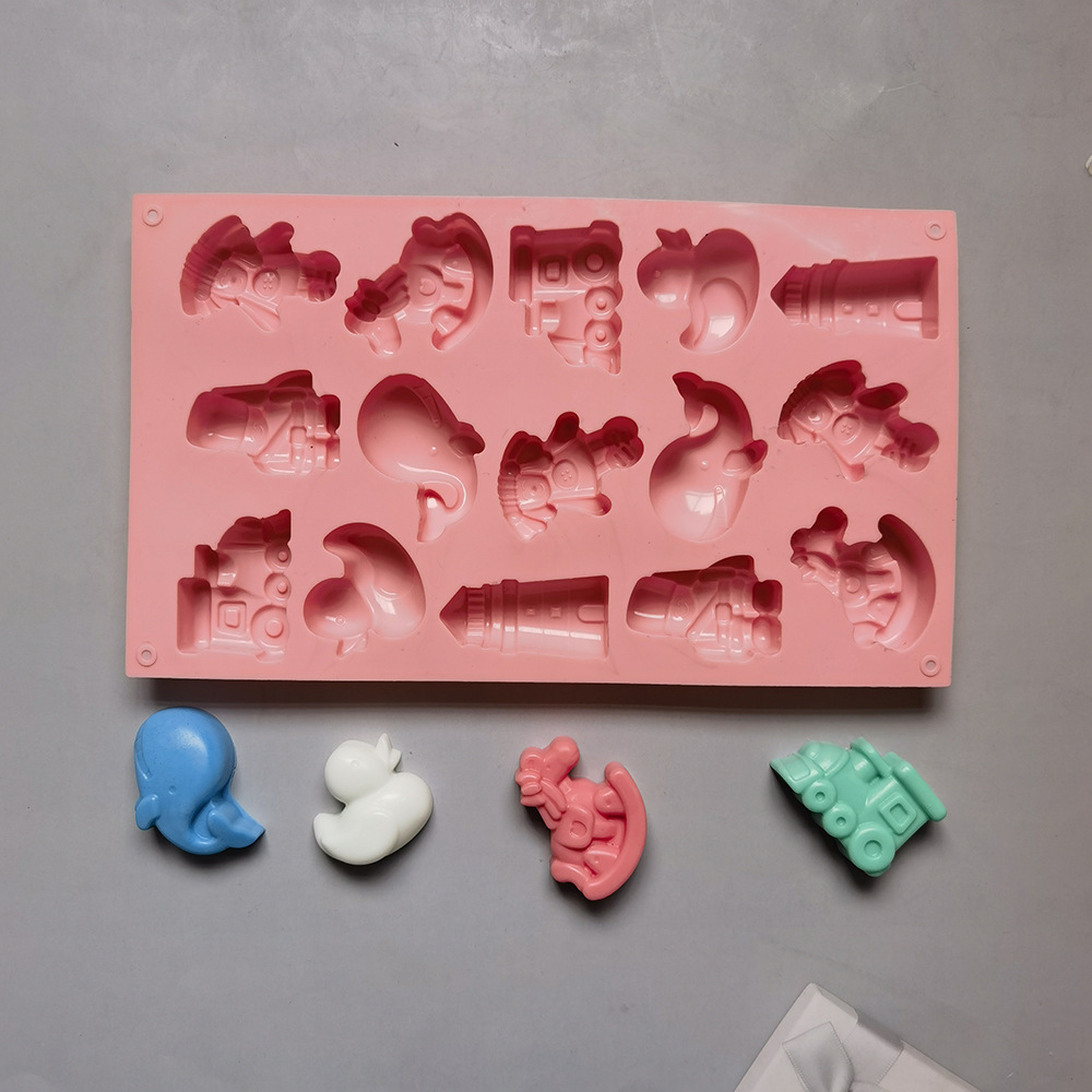 15 chicas troyanos 383 molde de silicona para pastel de chocolate molde de pan herramientas de panadería