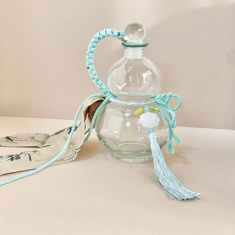 249ml 중국식 [파란색] 조롱박 실크 스트랩(액세서리 포함)