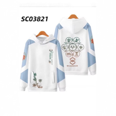 Genshin Impact Kaedehara Kazuha 3D Printed Game Anime Hoodie Sweatshirts Men