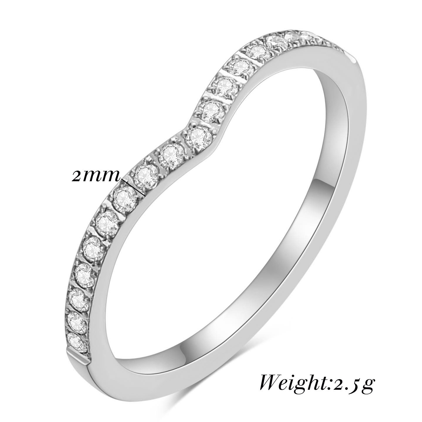 Fashion Geometric Titanium Steel Inlay Rhinestones Rings