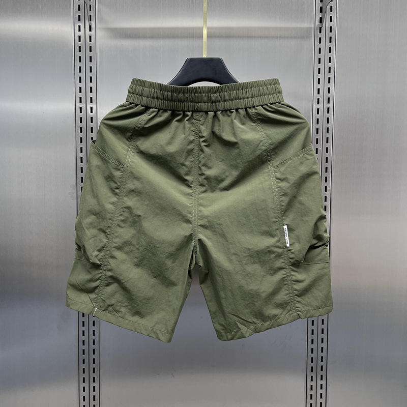 Marque de mode d'été vêtements de travail décontractés cinq trimestres 2024 nouveaux vêtements d'extérieur de sport pantalons de plage hommes grands shorts_voghion.com