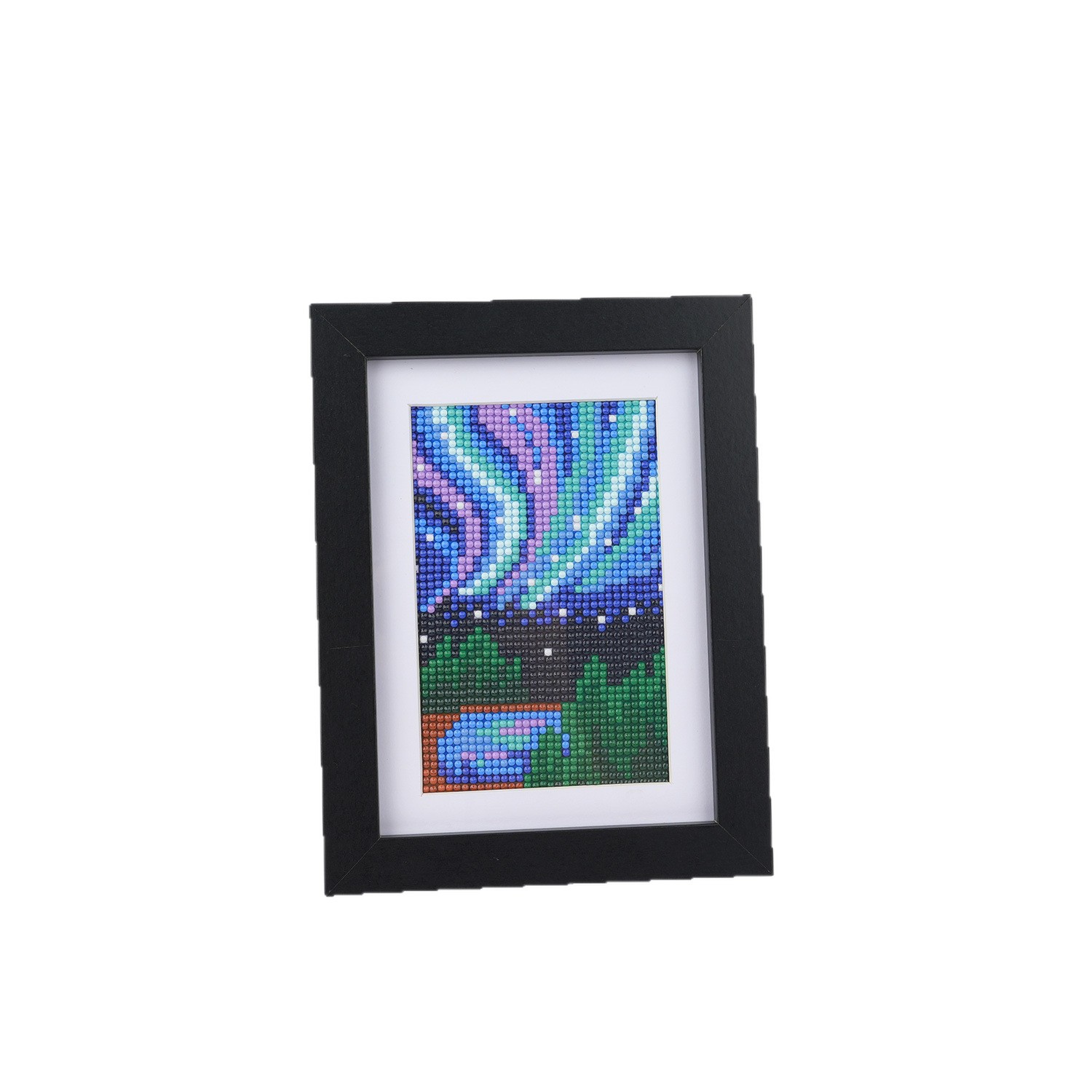 Estación independiente venta caliente 5D pintura de diamantes 5 * 7 pulgadas marco de fotos del corazón del parque nacional segunda edición serie de paisajes transfronterizos