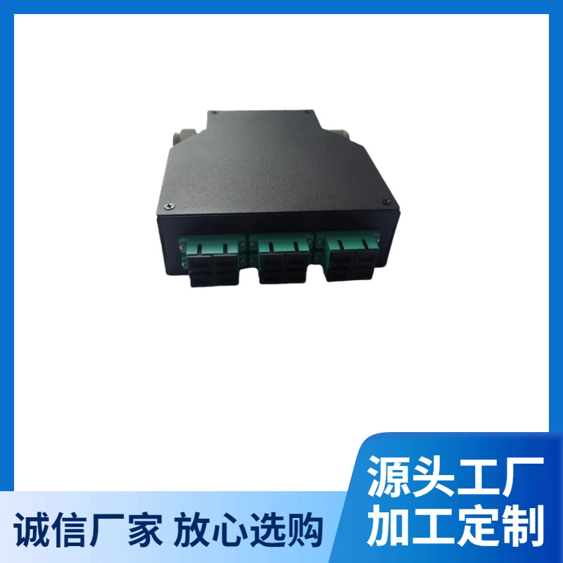 Металлический материал SC, дуплексный интерфейс, 12-ядерный/LC, четырехпортовый, 6-портовый, 24-ядерный оптоволоконный клеммный блок DIN-рейки.