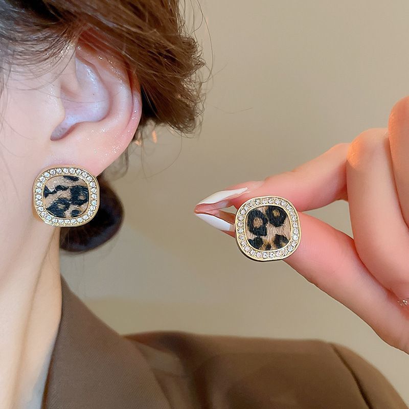 Pendientes de suministro de mercado nocturno de agujas de plata Pendientes de moda coreana en vivo Pendientes de estilo caliente Pendientes de lujo ligero Mujeres de alta gama