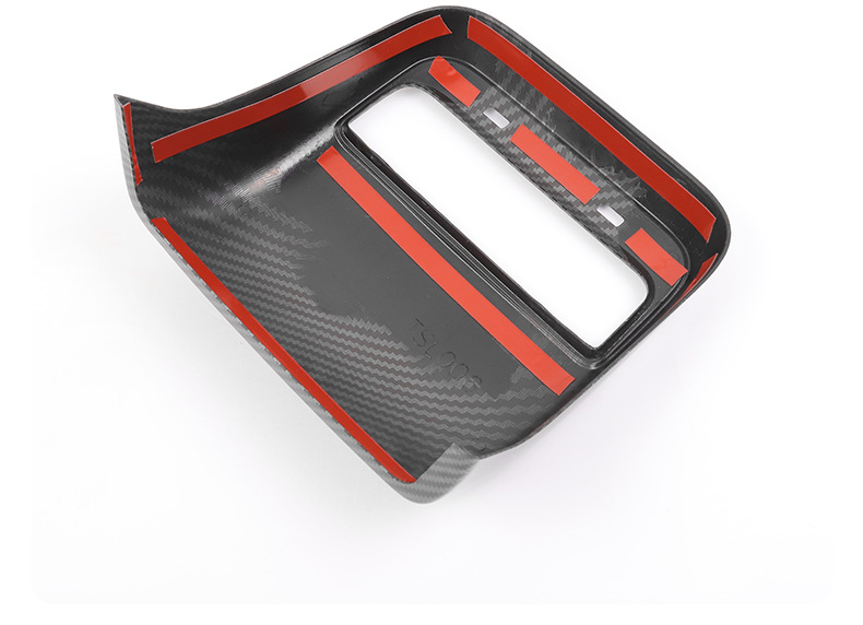 Tesla Model 3/Y Armrest Box Cover Carbon Fiber Pattern Protective Cover Center Console Interior Accessories 2022 Old Model