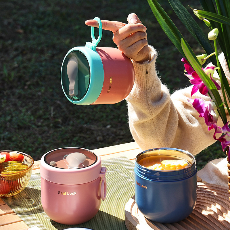 ソースメーカー304ステンレススープ缶朝食カップオート麦カッププラスチック電子レンジ学生サラリーマン|undefined