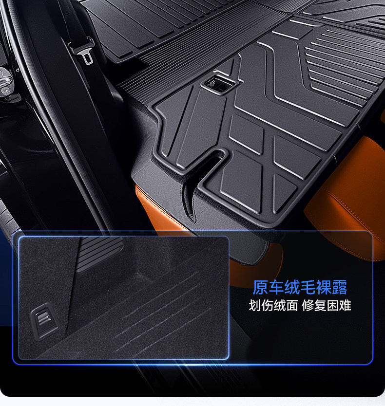 Suitable for the 26 New Models of Haval Raptor, Tpe Dedicated Integrated Trunk Mat, Interior Modification Accessories