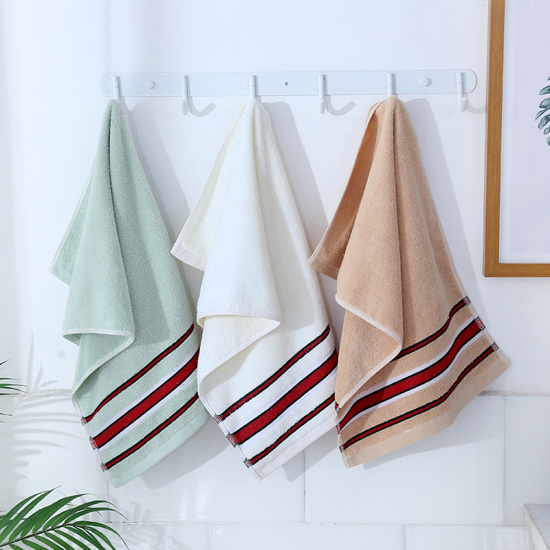 Special Offer: 100g Pure Cotton Household Face Towel Made of 32-Strand Long-Staple Cotton, Plain Color, Satin Edge, Soft and Absorbent