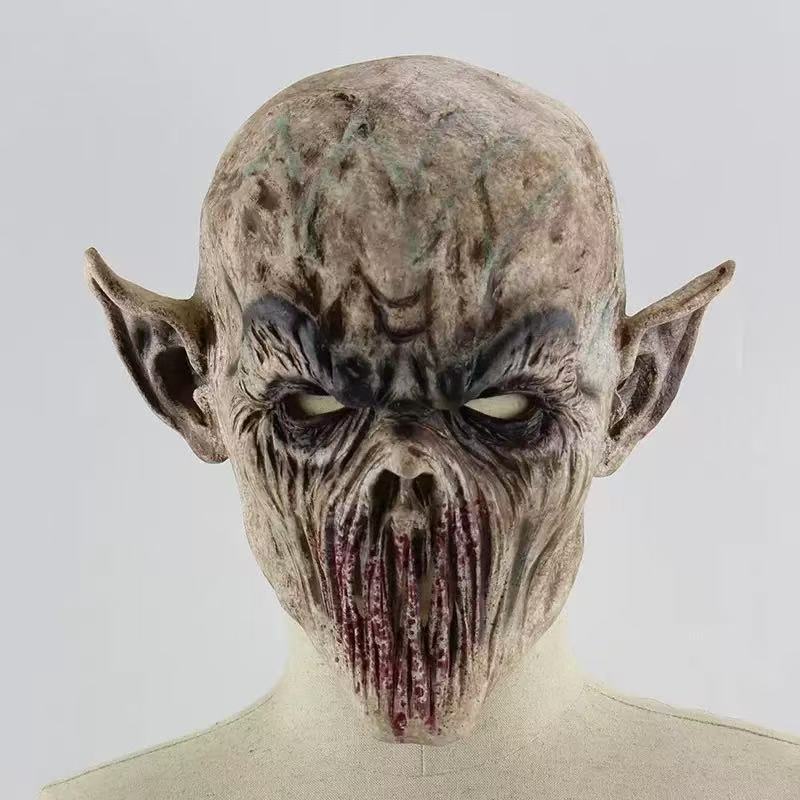 Cuentos extraños 4Vecna látex máscara luminosa cubierta de cabeza Halloween terror props fiesta image 11