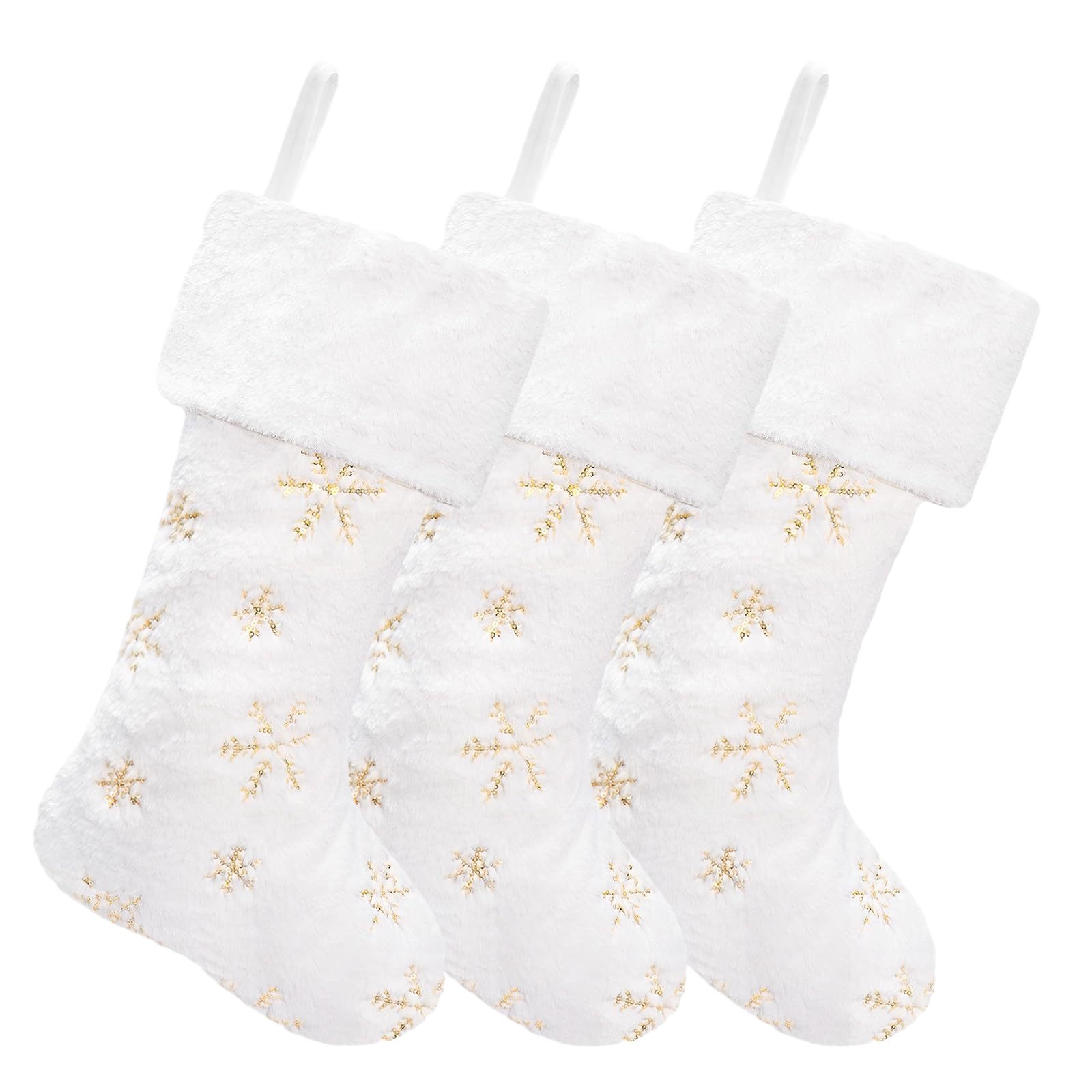 Transfronterizos nuevas perlas de Navidad bordadas calcetines de nieve de Navidad decoraciones para el hogar bolsas de regalo bolsas de dulces colgantes