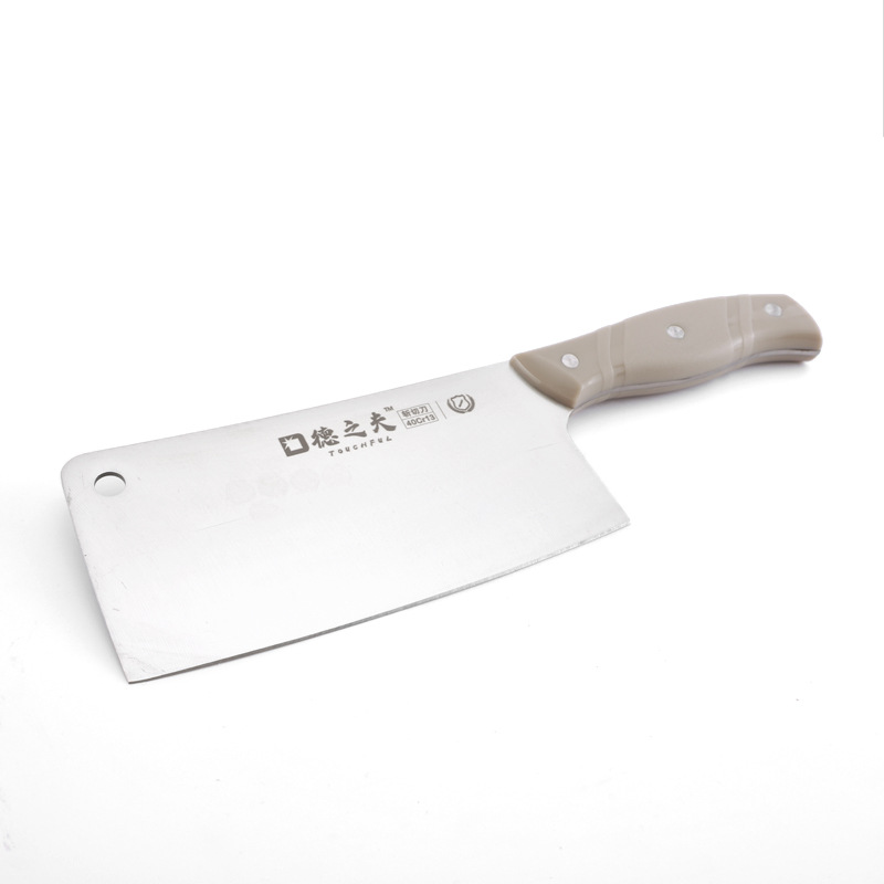 塑料柄斩切刀不锈钢菜刀厨房用刀厨师刀 阳江刀具