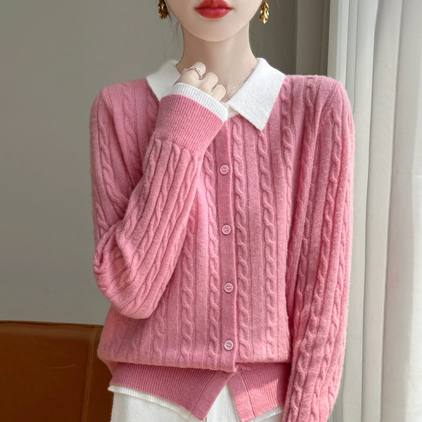 Pink+white -collar worker