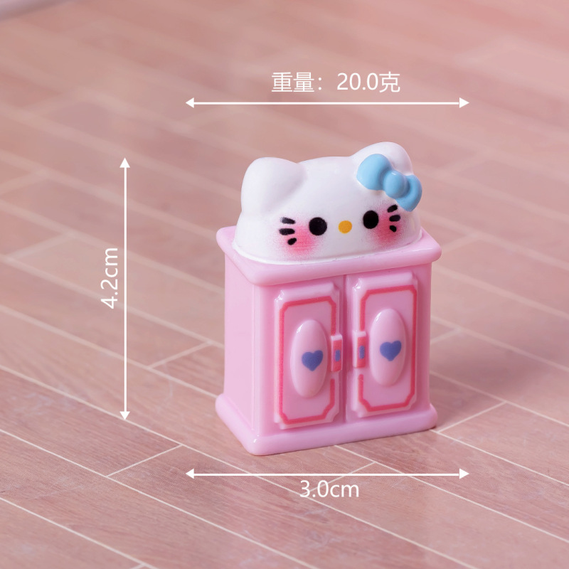 微景观创意可爱猫咪家具动物盲盒装饰品配件办公室桌面迷你小摆件|undefined