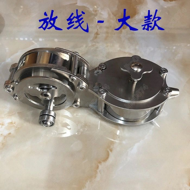 不锈钢墨斗工地手卷放线木工放线墨斗