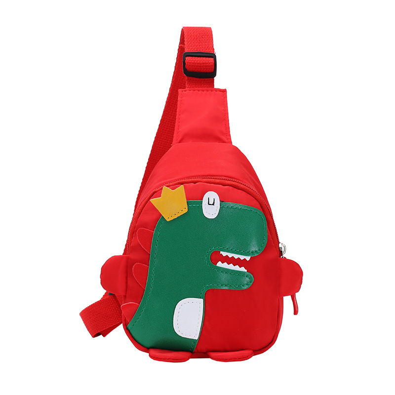 Bolsos para niños, lindos hombres y mujeres de moda, niños, estilo occidental, princesa, mini dinosaurio, dibujos animados, bolso de pecho de mensajero para bebé de un solo hombro