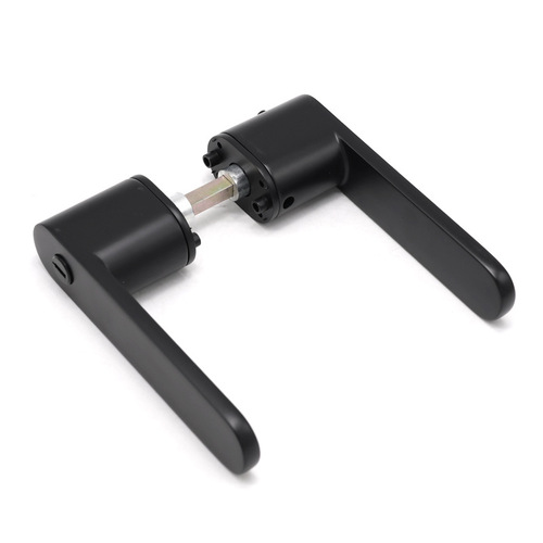 Minimalist ecological door lock with key bedroom door lock black and white gray modern magnetic silent invisible wooden door lock