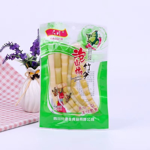 Chongqing style 100g pickled sansho pepper bamboo shoots sour and spicy tender bamboo shoots pickled pepper shoot tips ready-to-eat spicy snacks
