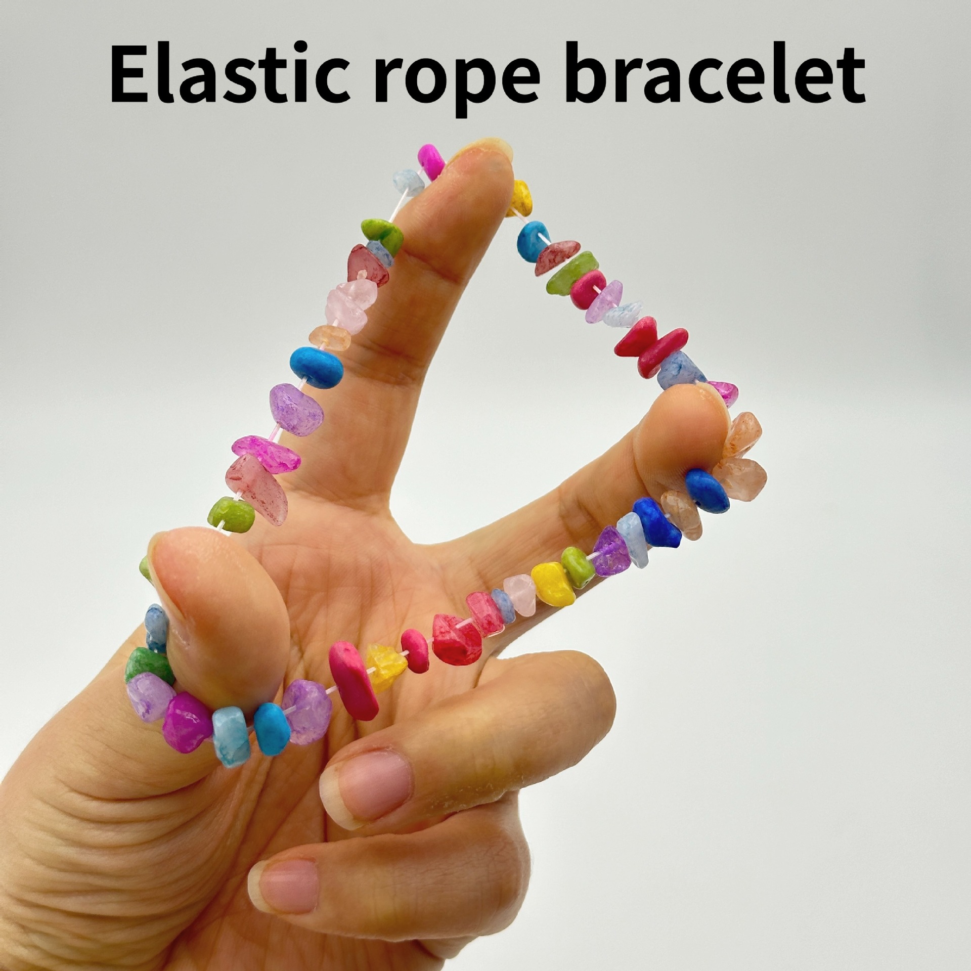 Ferien Bohemien Geometrisch Ein Naturstein Türkis Armbänder In Masse display picture 3