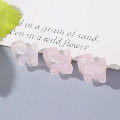 Zərgərlik ara hissələri, Natural Amethyst Pink Crystal - 10kitten