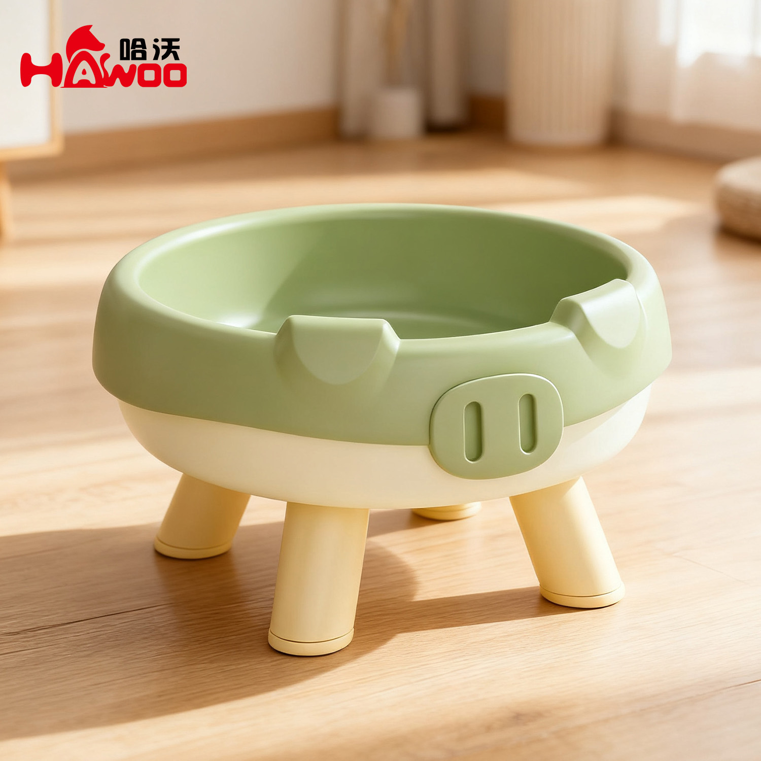 Tazón para gatos de acero inoxidable Z Tazón de comida para gatos de gran calibre Tazón de agua para perros y gatos anti-volcado Tazón de alimentación para mascotas Lote transfronterizo