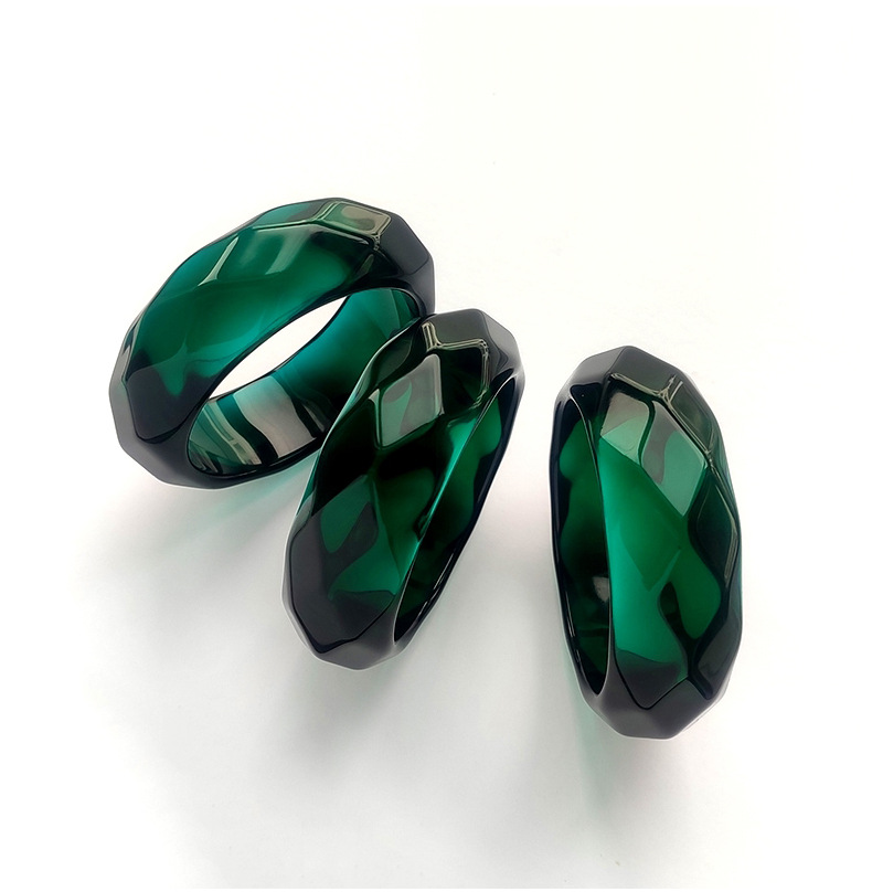 Elegant Retro Streetwear Solid Color Arylic Bangles Wholesale