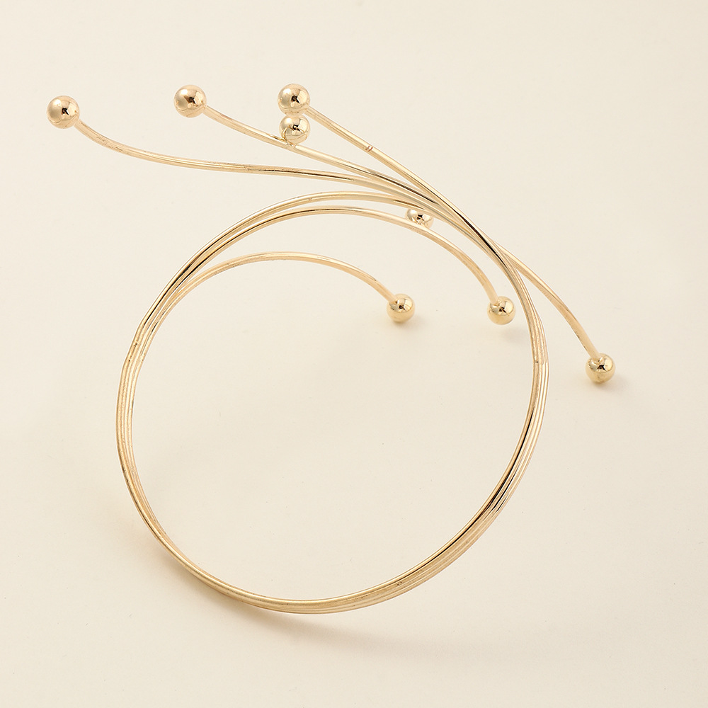 24g Weight Alloy Pendant Material No Inlaid Inlay Material arm bracelet Classification Alloy Chain Material Anniversary, Business, Travel Occasion Alloy Material Geometric Pattern All Seasons Season Women'S Gender Fashion Style Fashion Hollow Geometric Pattern Butterfly Leaf Alloy Bracelet 21