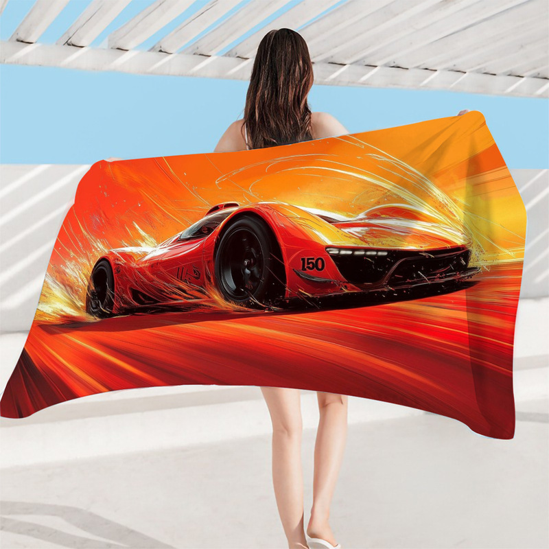 Amazon hot custom printed Hello Kitty and friends super soft bath towel_swimming pool_beach towel,