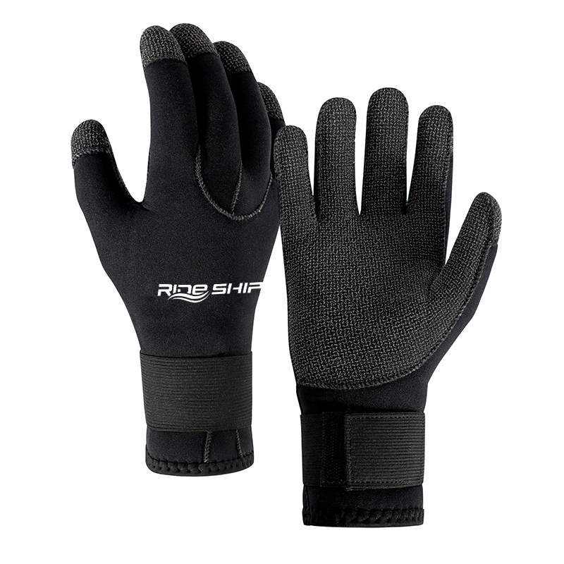 Wear-resistant keep warm non-slip gloves, 5mm