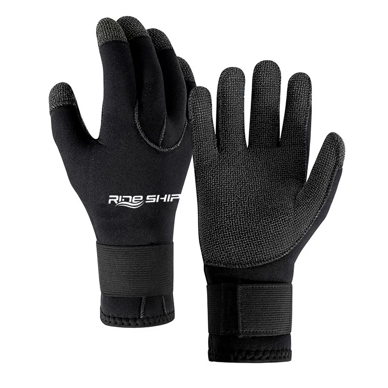 Wear-resistant keep warm non-slip gloves, 5mm