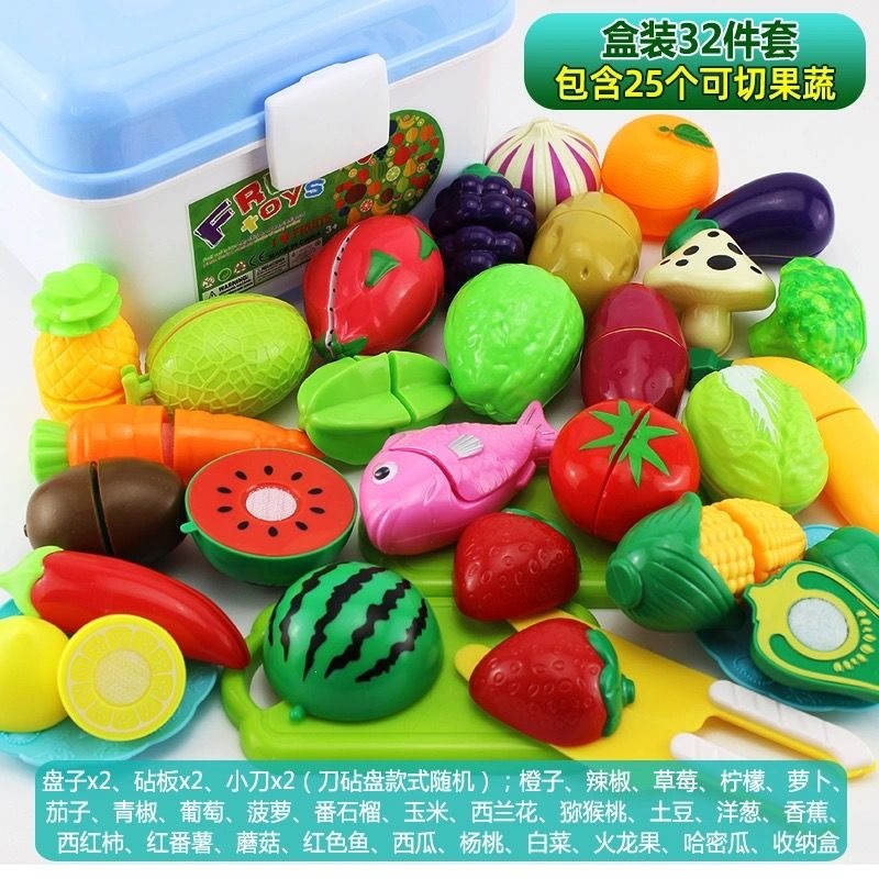 Juguetes de corte de frutas para niños, simulación de cocina, juegos de corte de frutas y verduras, juegos de rompecabezas