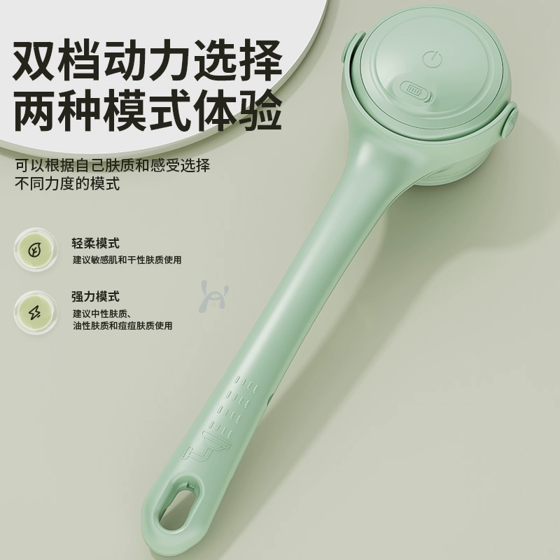 Electric bathing bath brush double handle bath scrubber back rub machine lazy bathing tool brush body automatic mud rub machine