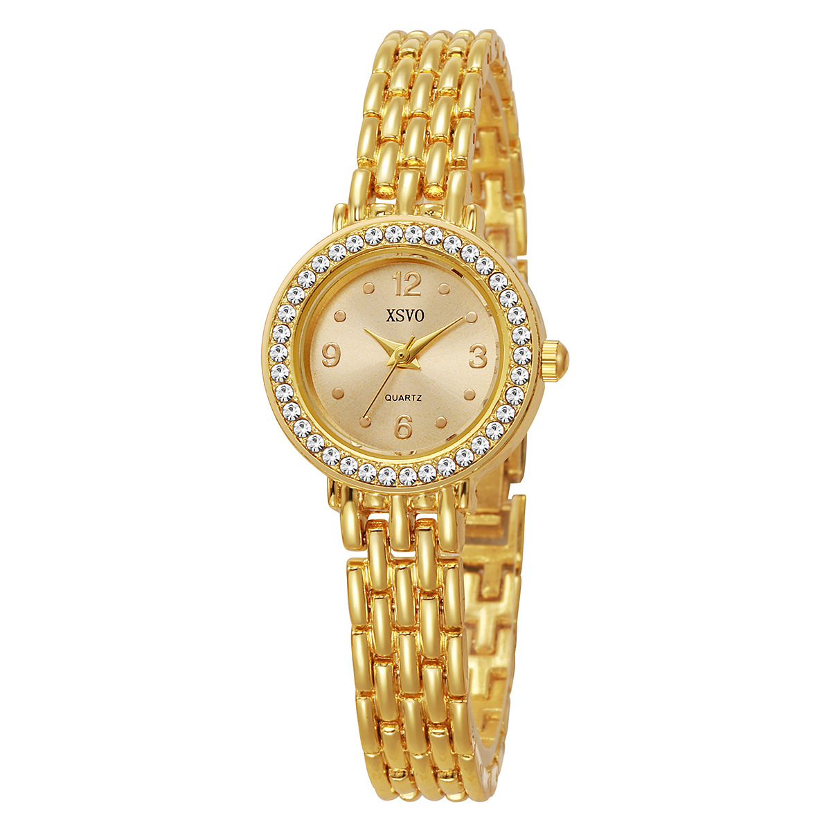 Women's Gender Casual Style Casual Solid Color Single Folding Buckle Quartz Watch Women's Watches