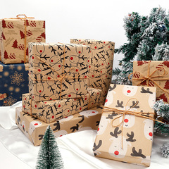 Amazon ロールクリスマス包装紙大型クラフト紙クリスマスツリー DIY 手作り紙ホリデーギフト紙