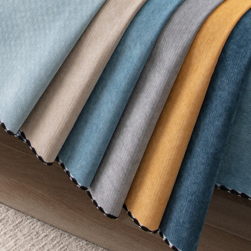 Simple and Elegant Nordic Waterproof Anti-Slip Cat Scratch Sofa Cushion All-Season Sherry Fabric Semi-Finished Product