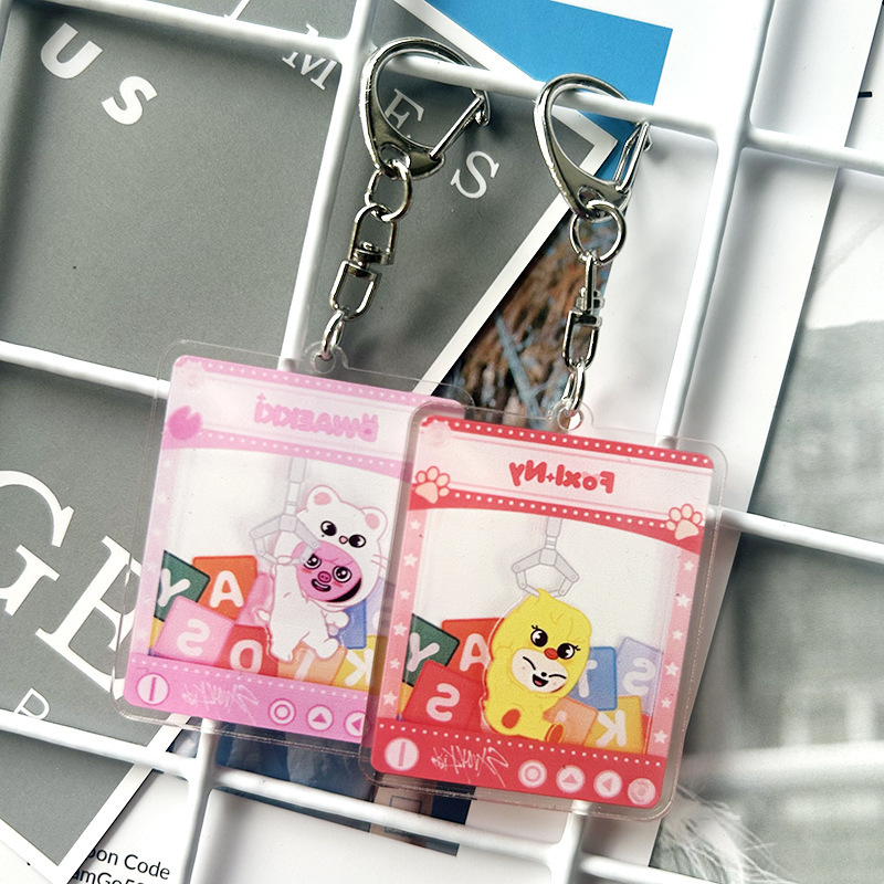 Stray Kids "SKZ '" cartoon double -sided acrylic keychain…