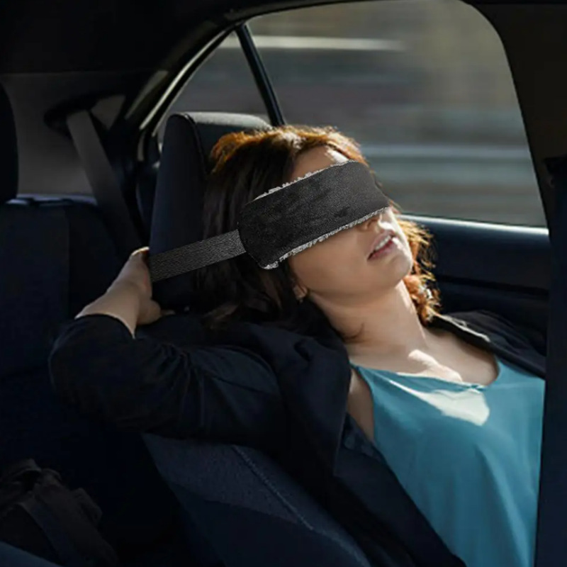 小汽车火车座椅安全眼罩睡觉头靠枕旅行枕颈枕飞机睡觉头戴枕