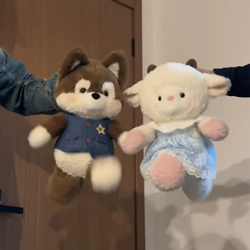 Лесная бегущая кукла щенок, медведь, ягненок, женская спальная подушка, кукла, плюшевая игрушка, подарок на день рождения для мужчин