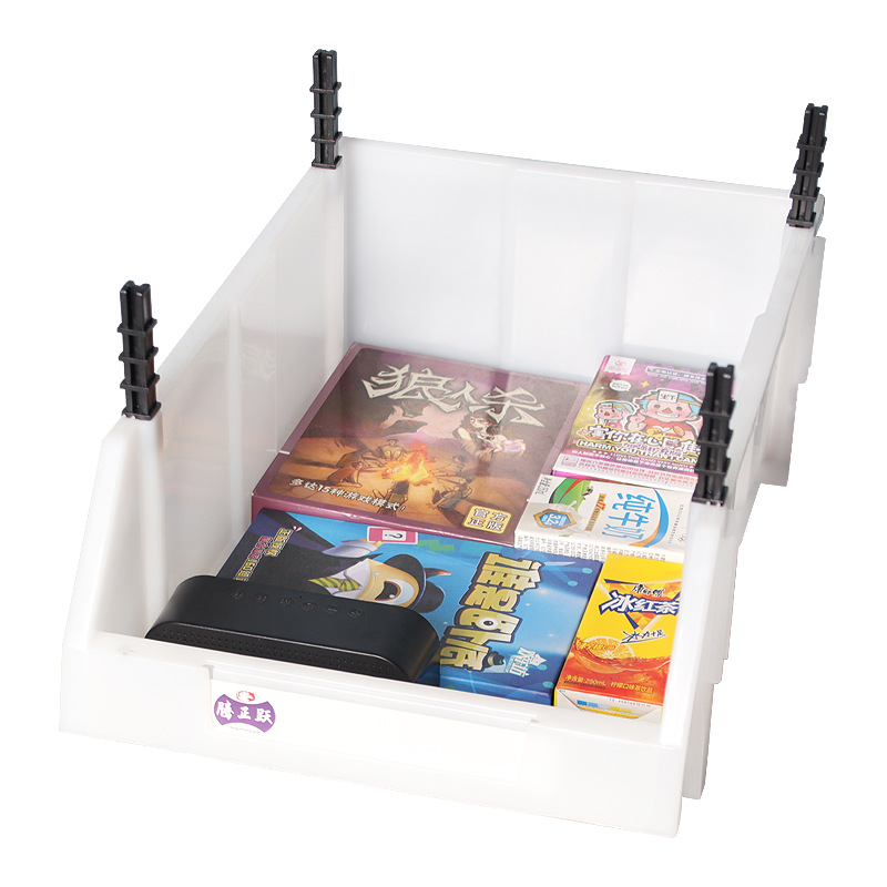 Herramientas de hardware Tengzhengyue Grupo de caja de piezas de plástico de boca oblicua Gabinete de almacenamiento vertical Caja de clasificación Gabinete de almacenamiento de artículos varios