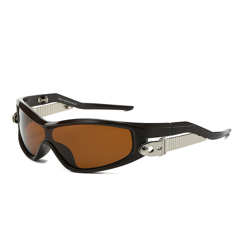 Nuevas gafas de sol polarizadas de moda europea y americana de la fábrica, gafas de sol deportivas de ciclismo futuristas, venta al por mayor transfronteriza