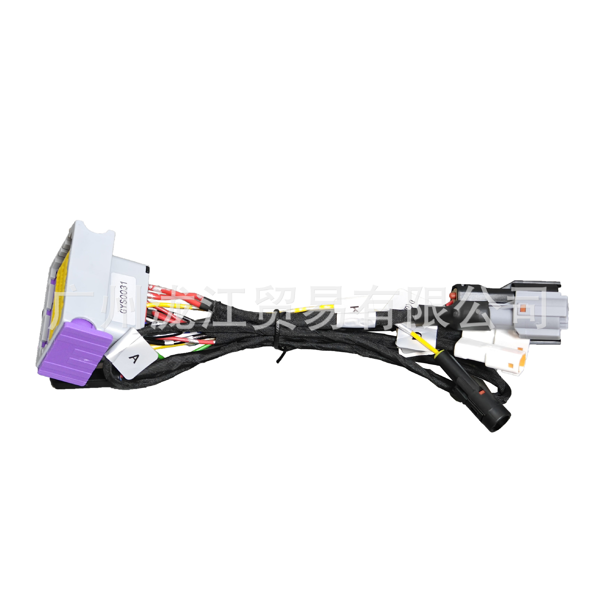 DJ7242-1.5/2.8-21 皮卡车电动卷帘ECU控制器线束转接连接端子线