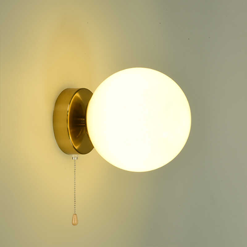 LED camino antipolvo cabecera lámpara de dormitorio lámpara de sala de estar moderna escalera minimalista sellado creativo nórdico lámpara de pared habitación